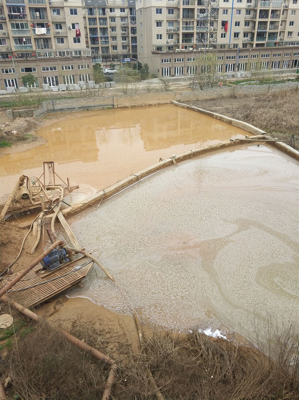 雁峰沉淀池淤泥清理-厂区废水池淤泥清淤