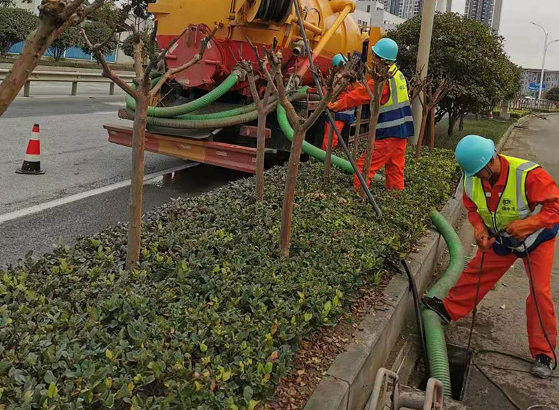 雁峰市政管道清淤